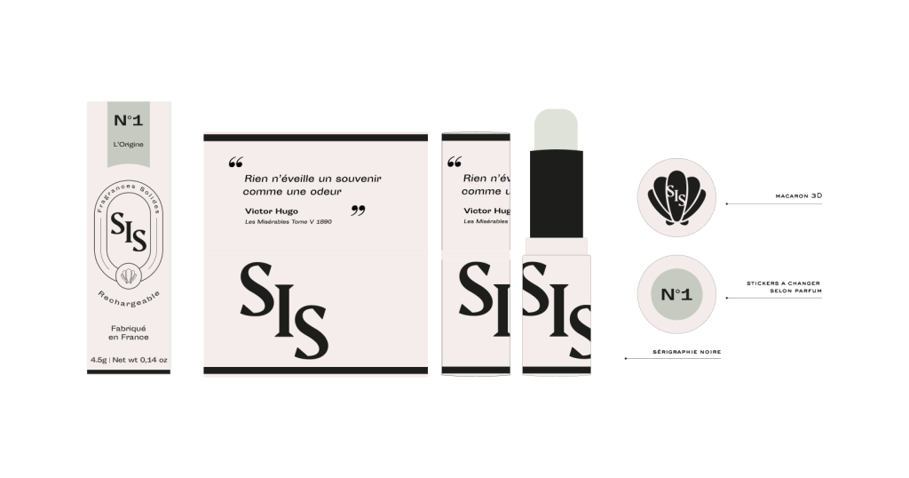 Packaging du flacon SIS