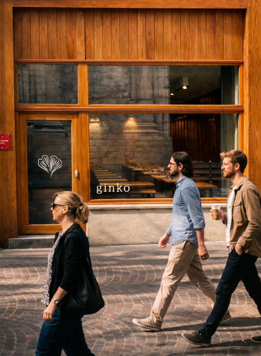 Devanture du restaurant étoilé le Ginko situé à Lille