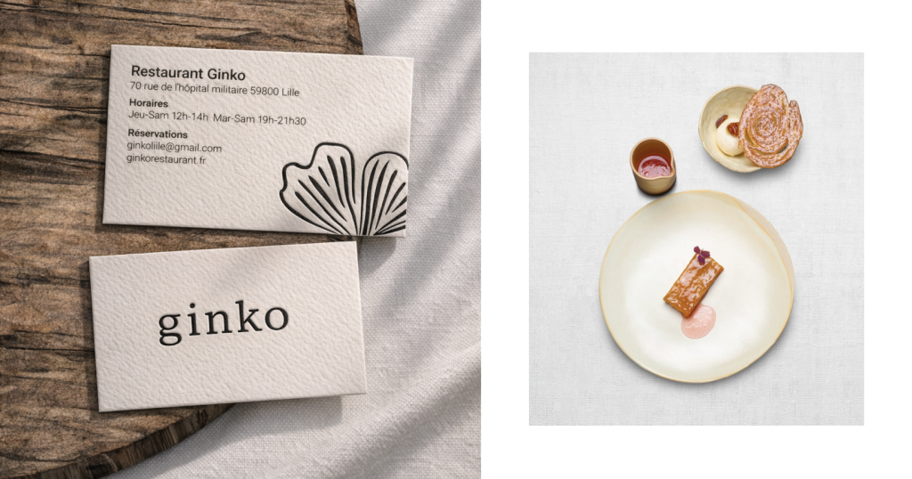 Carte de visite du restaurant