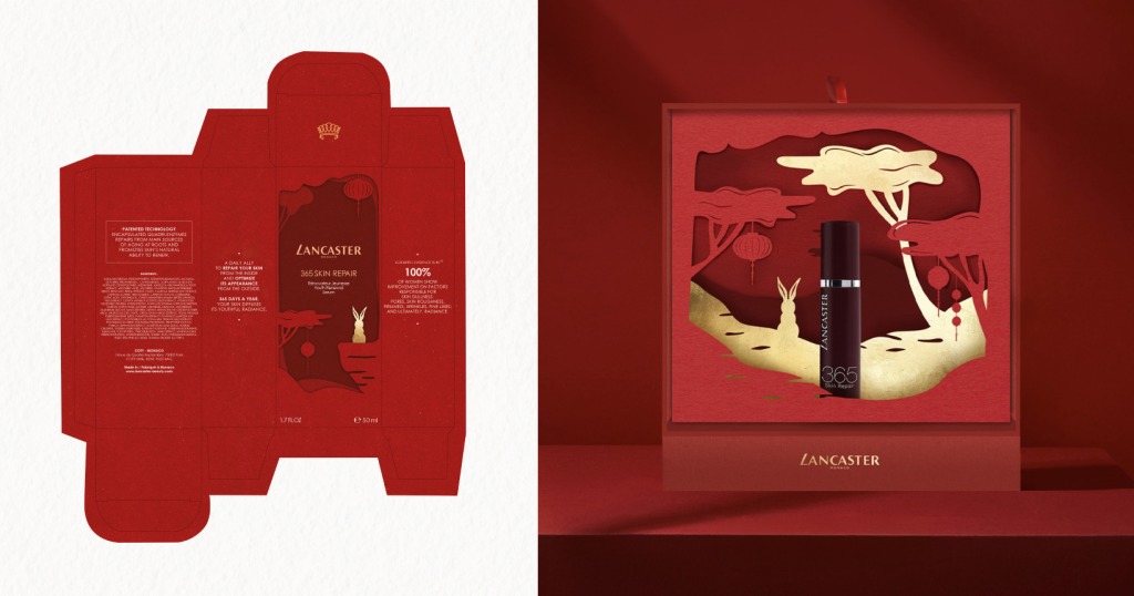 Packaging événementiel Lancaster et boite personnalisée