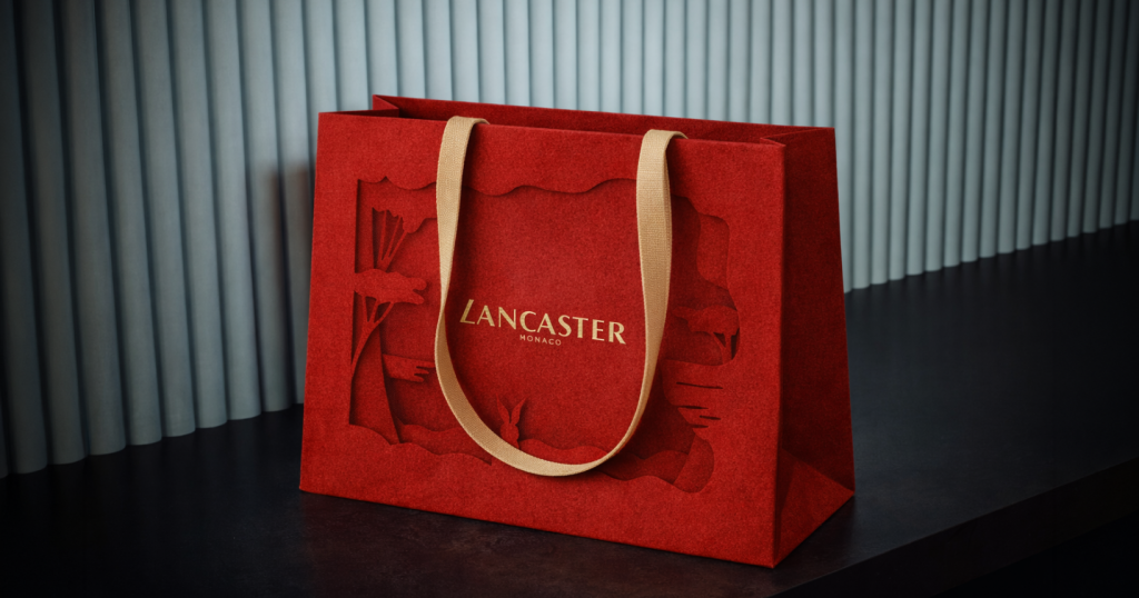 Sac shopping brandé Lancaster