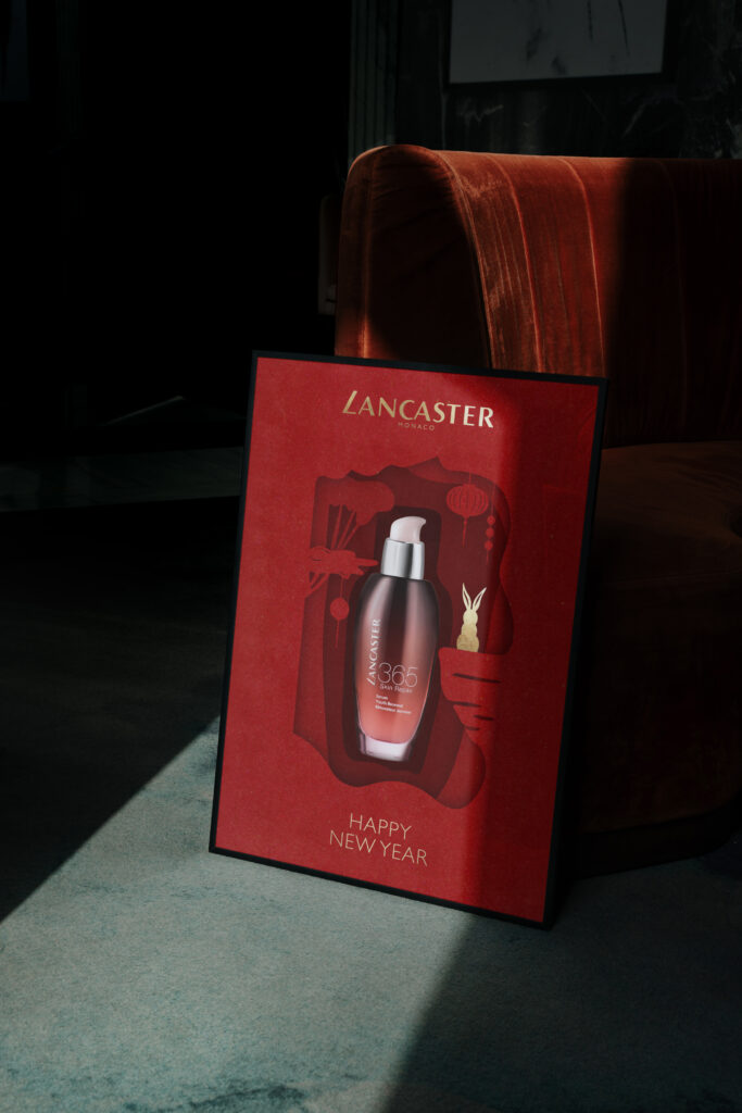 Key visual pour le nouvel an chinois pour Lancaster